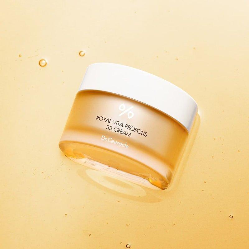 Dr.Ceuracle Royal Vita Propolis 33 Cream – 50g | Nourishing & Brightening Moisturiser with 33% Propolis + Royal Jelly Dr.Ceuracle Royal Vita Propolis 33 Cream - 50 g - Glam Global UKDr.Ceuracle