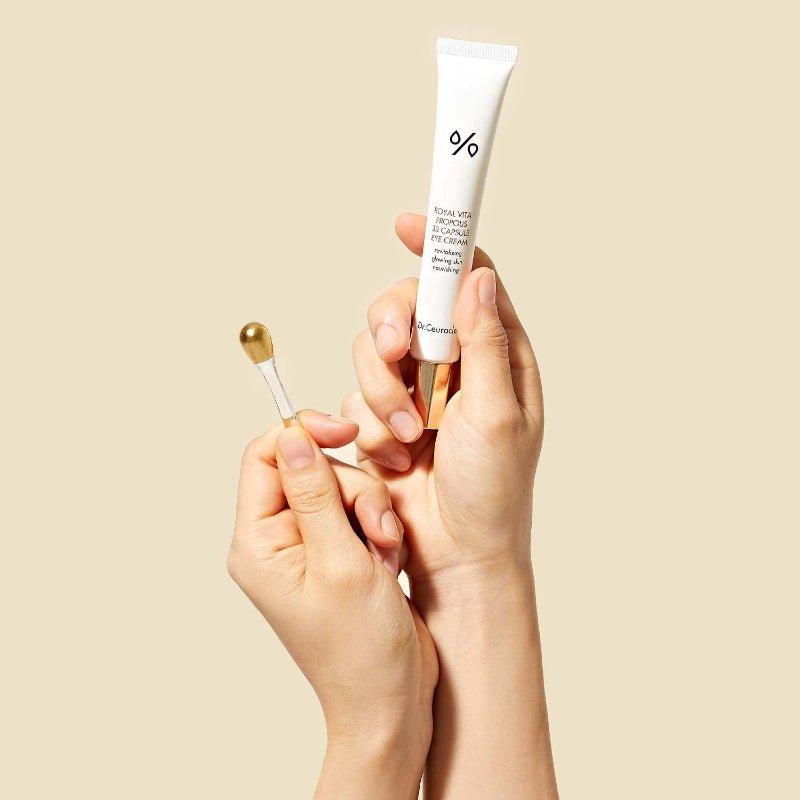 Dr.Ceuracle Royal Vita Propolis 33 Eye Cream – 20ml | Brightening & Hydrating Under-Eye Care with 33% Propolis & Golden Tip Dr.Ceuracle Royal Vita Propolis 33 Eye Cream - 20 ml - Glam Global UKDr.Ceuracle