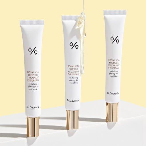 Dr.Ceuracle Royal Vita Propolis 33 Eye Cream – 20ml | Brightening & Hydrating Under-Eye Care with 33% Propolis & Golden Tip Dr.Ceuracle Royal Vita Propolis 33 Eye Cream - 20 ml - Glam Global UKDr.Ceuracle