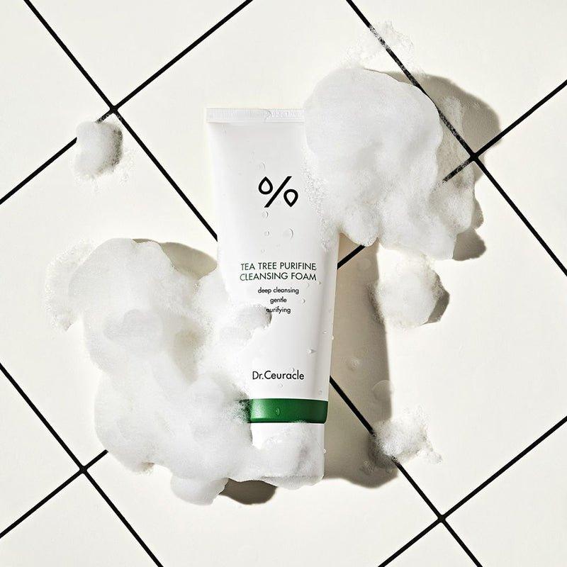 Dr.Ceuracle Tea Tree Purifine Cleansing Foam – 150ml | Deep-Cleansing & Hydrating Foam for Clear, Blemish-Free Skin Dr.Ceuracle Tea Tree Purifine Cleansing Foam - 150 ml - Glam Global UKDr.Ceuracle
