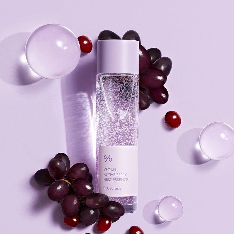 Dr.Ceuracle Vegan Active Berry First Essence – 150ml | Radiance-Boosting Vegan Hydration with Resveratrol & Phyto-Collagen Dr.Ceuracle Vegan Active Berry First Essence - 150 ml - Glam Global UKDr.Ceuracle