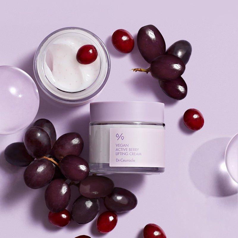 Dr.Ceuracle Vegan Active Berry Lifting Cream – 75g | Anti-Aging, Hydrating & Firming Vegan Moisturiser Dr.Ceuracle Vegan Active Berry Lifting Cream - 75 g - Glam Global UKDr.Ceuracle