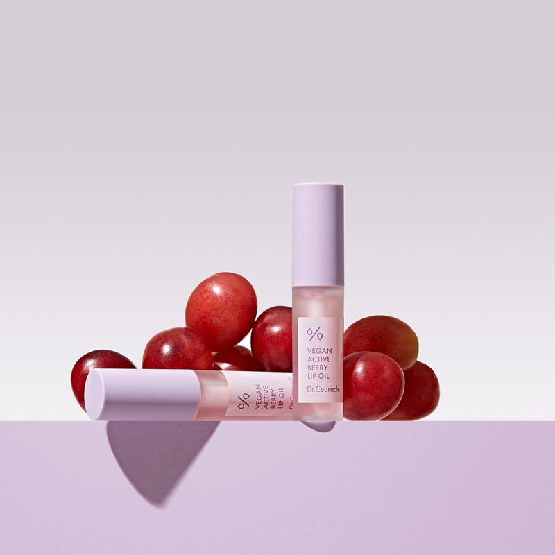 Dr.Ceuracle Vegan Active Berry Lip Oil – 4.5ml | Hydrating Lip Oil with Radiant Tint & Berry Antioxidants Dr.Ceuracle Vegan Active Berry Lip Oil - 4.5 ml - Glam Global UKDr.Ceuracle