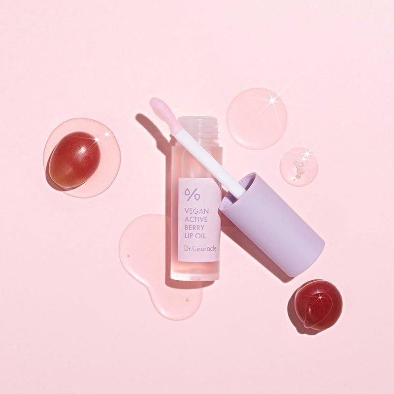 Dr.Ceuracle Vegan Active Berry Lip Oil – 4.5ml | Hydrating Lip Oil with Radiant Tint & Berry Antioxidants Dr.Ceuracle Vegan Active Berry Lip Oil - 4.5 ml - Glam Global UKDr.Ceuracle