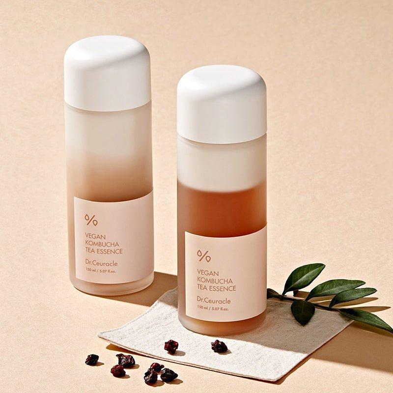 Dr.Ceuracle Vegan Kombucha Tea Essence – 150ml | Toner-to-Essence Hydration with Kombucha & Green Tea Dr.Ceuracle Vegan Kombucha Tea Essence - 150 ml - Glam Global UKDr.Ceuracle