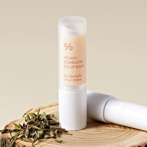 Dr.Ceuracle Vegan Kombucha Tea Lip Balm – 3.7g | Nourishing Matte Lip Care with Kombucha & Ceramides Dr.Ceuracle Vegan Kombucha Tea Lip Balm - 3.7 g - Glam Global UKDr.Ceuracle