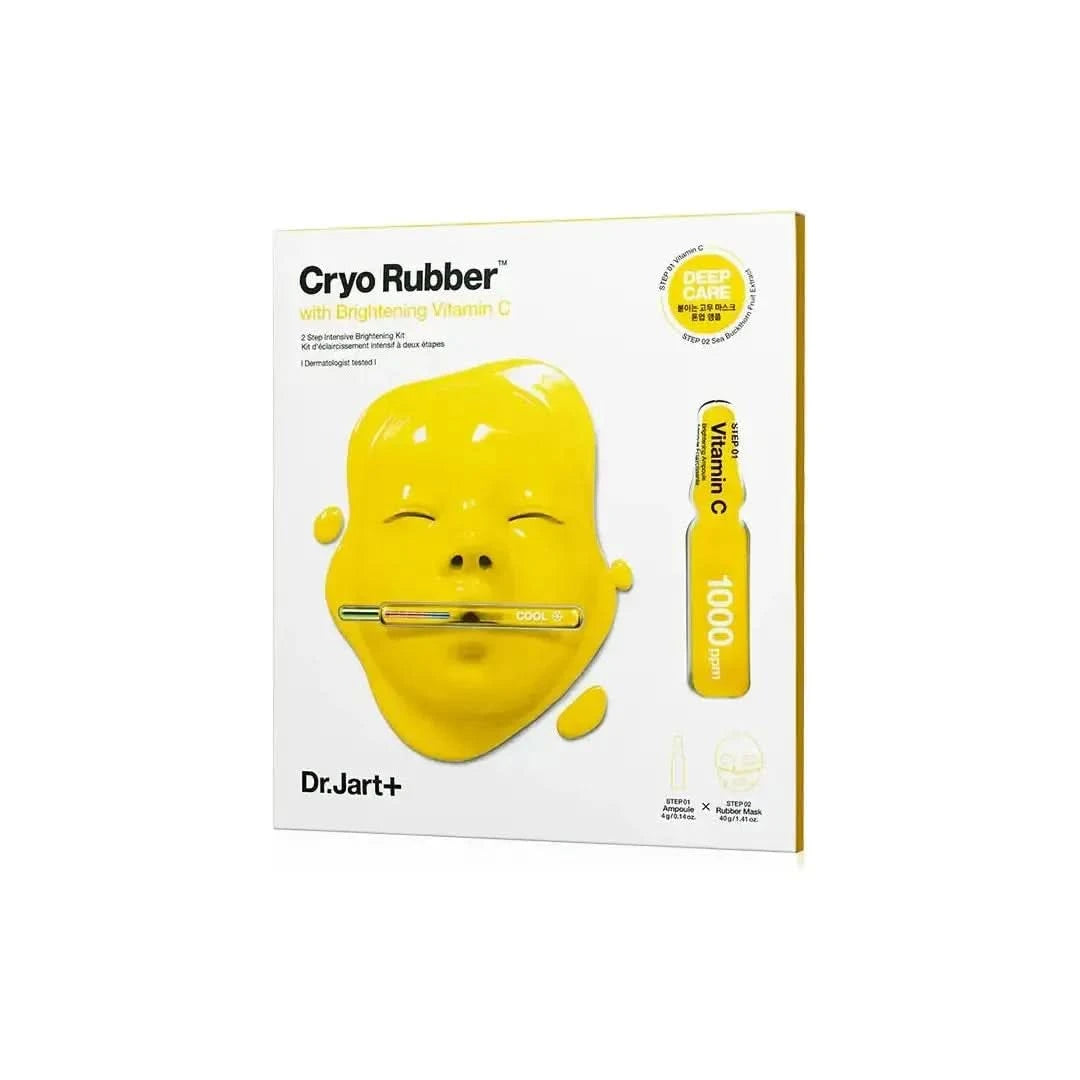 Dr.Jart+ Cryo Rubber with Brightening Vitamin C – 44ml | Glow-Boosting 2-Step Mask Dr.Jart+ CRYO RUBBER WITH BRIGHTENING VITAMIN C 44ml - Glam Global UKDr.Jart+