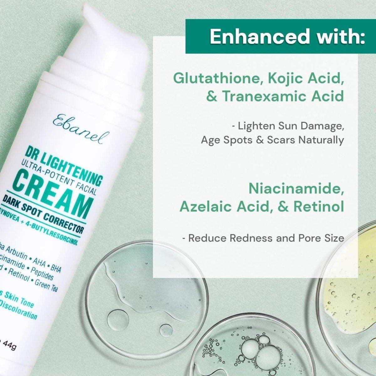 Ebanel Ultra Potent Facial Cream Dark Spot Remover – 44g | Targeted Treatment for Even Skin Tone & Radiance Ebanel Ultra Potent Facial Cream Dark Spot Remover - 44ml - Glam Global UKEbanel