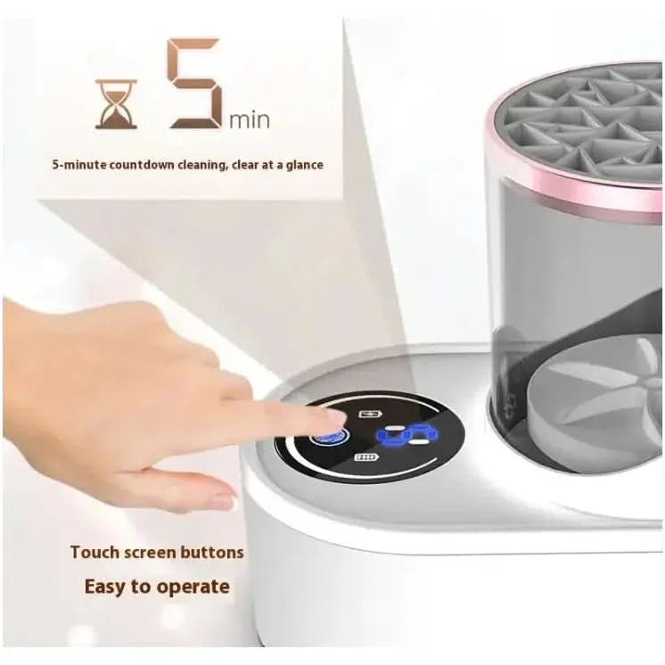 Electric Makeup Brush Cleaner – Fast, Rechargeable Brush Cleaner & Dryer for Flawless Application Electric Makeup Brush Cleaner - Glam Global UKGlam Global UK