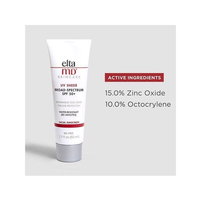 EltaMD UV Sheer Broad Spectrum SPF 50+ – 50ml | Hydration & Protection with a Matte Finish EltaMD UV Sheer Broad Spectrum SPF 50+ - 50ml - Glam Global UKEltaMD