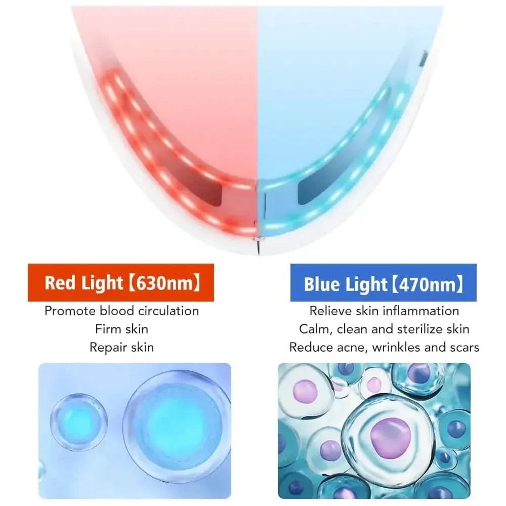 EMS Facial Lifting Device with LED Photon Therapy | Advanced Skin Rejuvenation & Muscle Toning Ems Facial Lifting Device Led Photon Therapy - Glam Global UKGlam Global UK