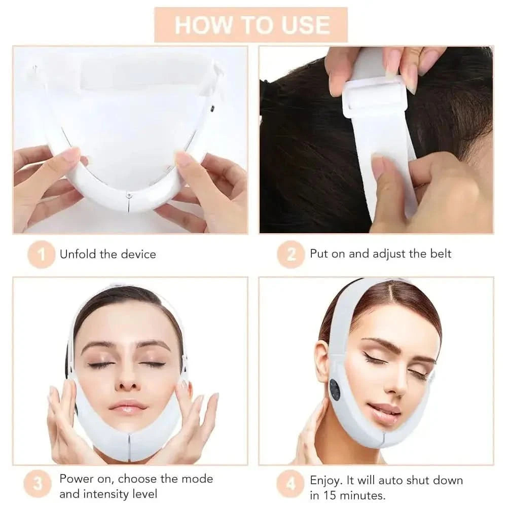 EMS Facial Lifting Device with LED Photon Therapy | Advanced Skin Rejuvenation & Muscle Toning Ems Facial Lifting Device Led Photon Therapy - Glam Global UKGlam Global UK