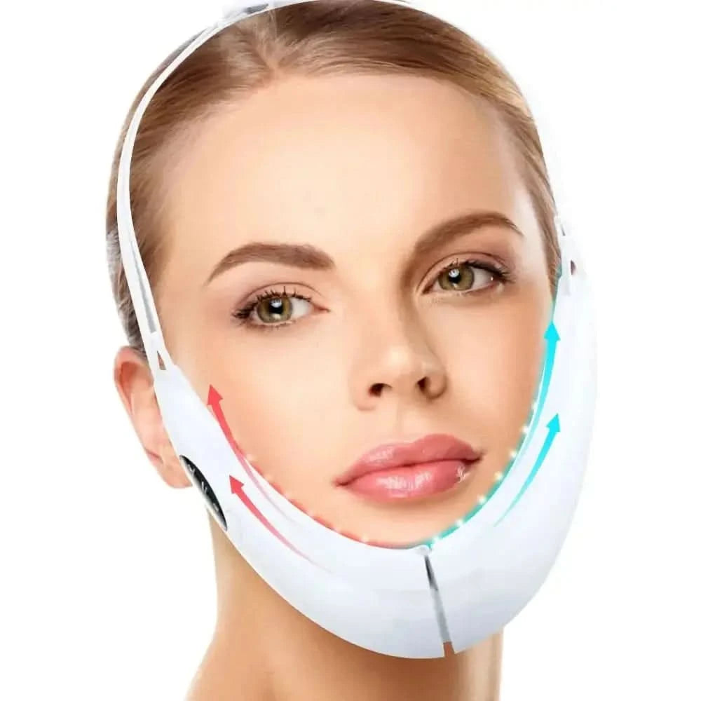 EMS Facial Lifting Device with LED Photon Therapy | Advanced Skin Rejuvenation & Muscle Toning Ems Facial Lifting Device Led Photon Therapy - Glam Global UKGlam Global UK