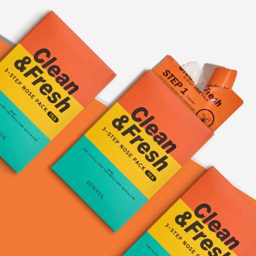 EUNYUL Clean & Fresh Nose Pack (3 Steps) – 7 Pack | Deep Pore Cleansing & Sebum Control EUNYUL Clean & Fresh Nose Pack (3 Steps) - 7 Pack - Glam Global UKEUNYUL