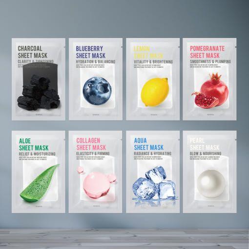 EUNYUL Purity Facial Sheet Mask Pack Set – 22ml*10ea (8 Types) | Hydrating & Nourishing Face Masks for Healthy, Glowing Skin EUNYUL Purity Facial Sheet Mask Pack Set 22ml*10ea (8 - types) - Glam Global UKEUNYUL