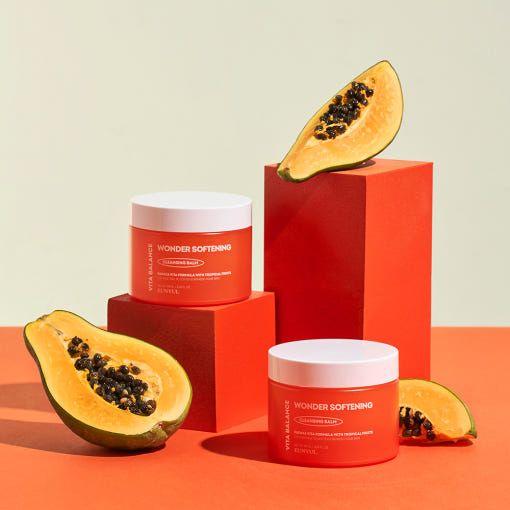 EUNYUL VITA BALANCE WONDER SOFTENING CLEANSING BALM – 90ml | Hydrate & Exfoliate with Tropical Fruit Infusion EUNYUL VITA BALANCE WONDER SOFTENING Cleansing Balm 90ml - Glam Global UKEUNYUL
