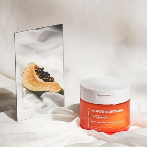EUNYUL VITA BALANCE WONDER SOFTENING PEELING PAD – 70 Pads/190ml | Exfoliate & Hydrate for Healthy, Radiant Skin EUNYUL VITA BALANCE WONDER SOFTENING Peeling Pad 70 Pads/190ml - Glam Global UKEUNYUL