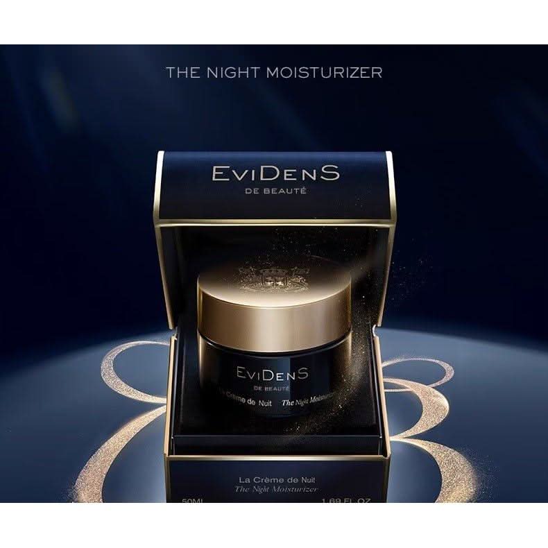 EVIDENS DE BEAUTÉ The Night Moisturizer – 50ml | Deep Hydration & Overnight Repair EVIDENSDEBEAUTE The Night Moisturizer – Deep Hydration & Overnight Repair (50ml) - Glam Global UKEVIDENSDEBEAUTE