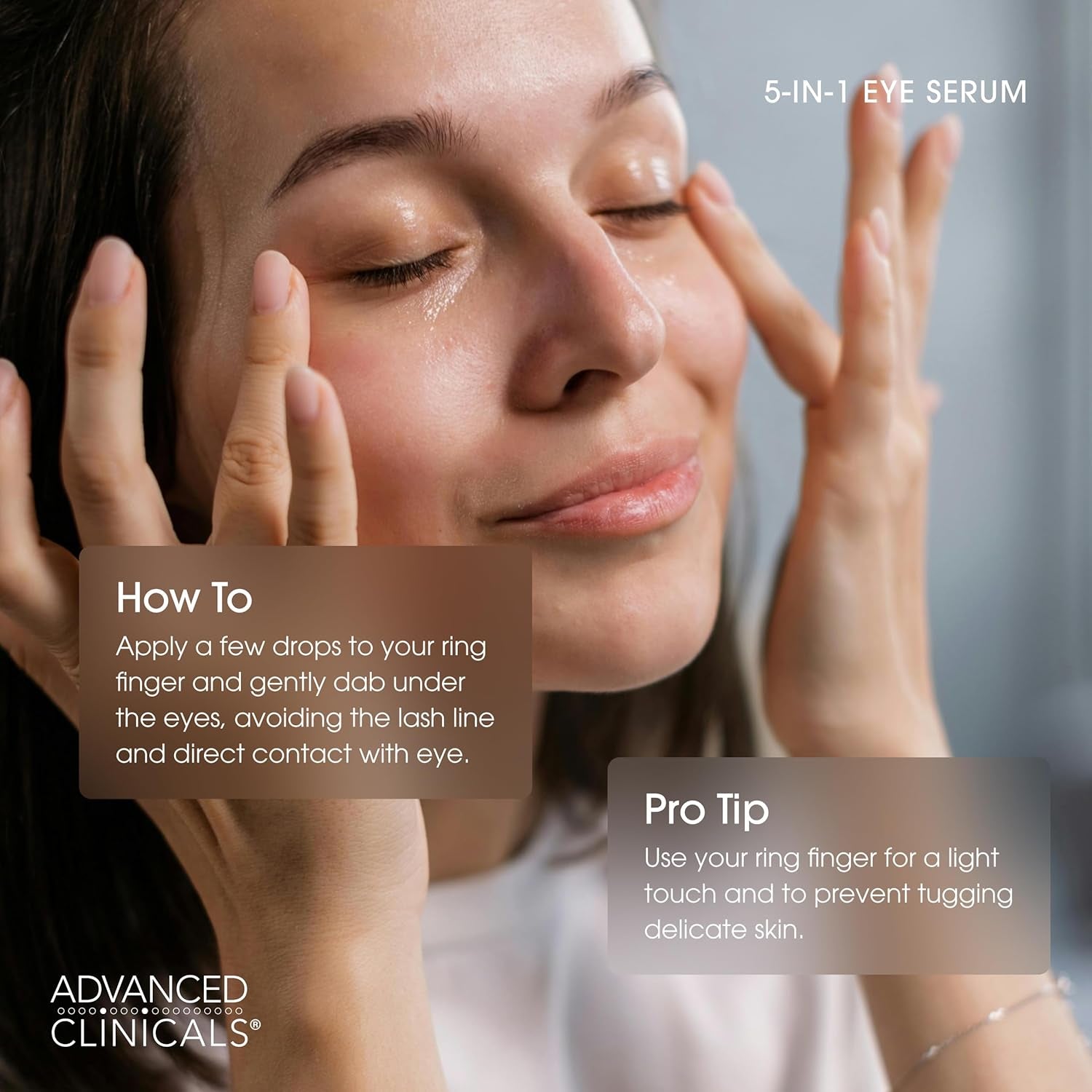 Advanced Clinicals Complete 5-In-1 Eye Serum – 59ml | Targets Dark Circles, Puffiness & Fine Lines Advanced Clinicals Complete 5-In-1 Eye Serum – 59ml | Targets Dark Circles, Puffiness & Fine Lines