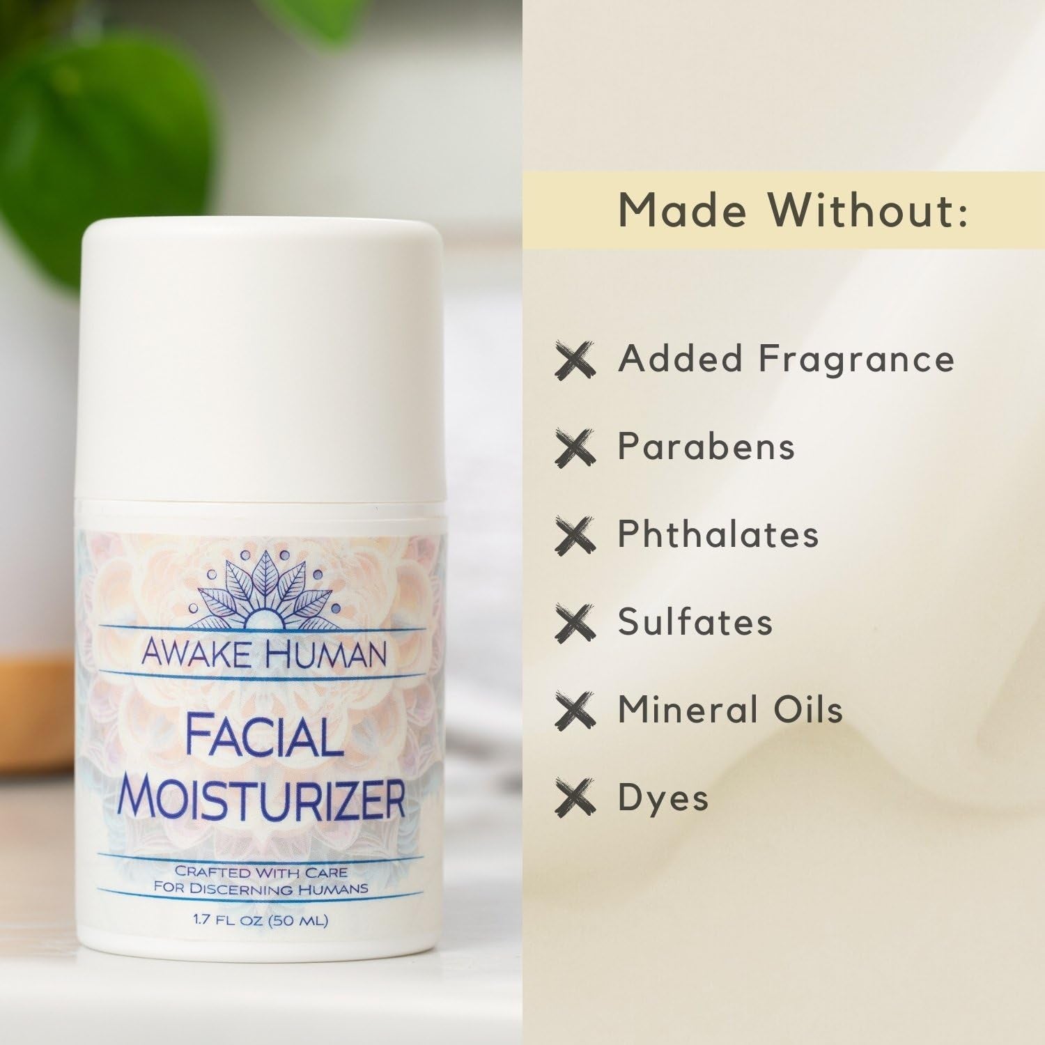 Awake Human Facial Moisturizer – 50ml | Natural Hydration for Dry & Sensitive Skin Awake Human Facial Moisturizer – 50ml | Natural Hydration for Dry & Sensitive Skin