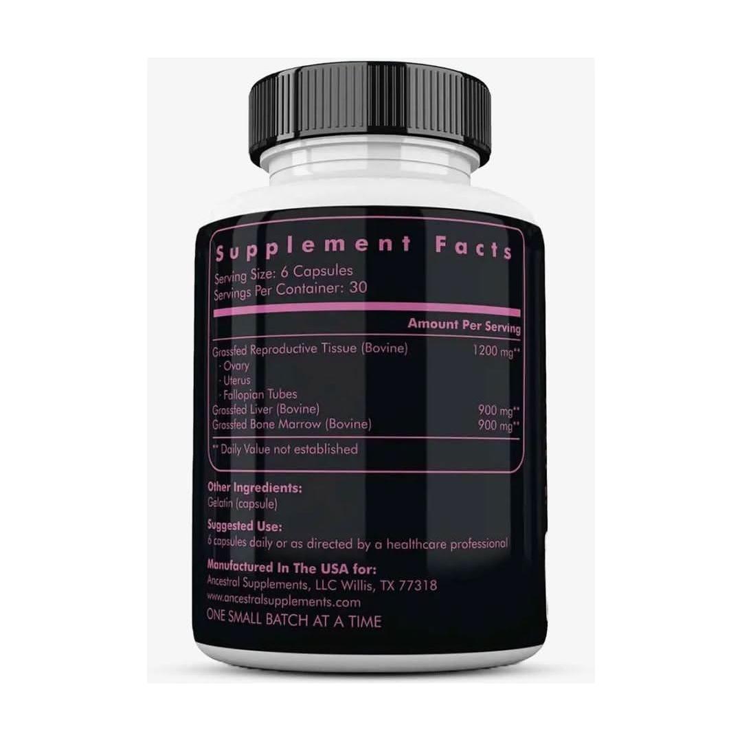 Ancestral Supplements FEM: Female Enhancement Mixture – 180 Capsules | Hormone Balance, Energy & Fertility Support FEM: Female Enhancement Mixture - Glam Global UKAncestral Supplements