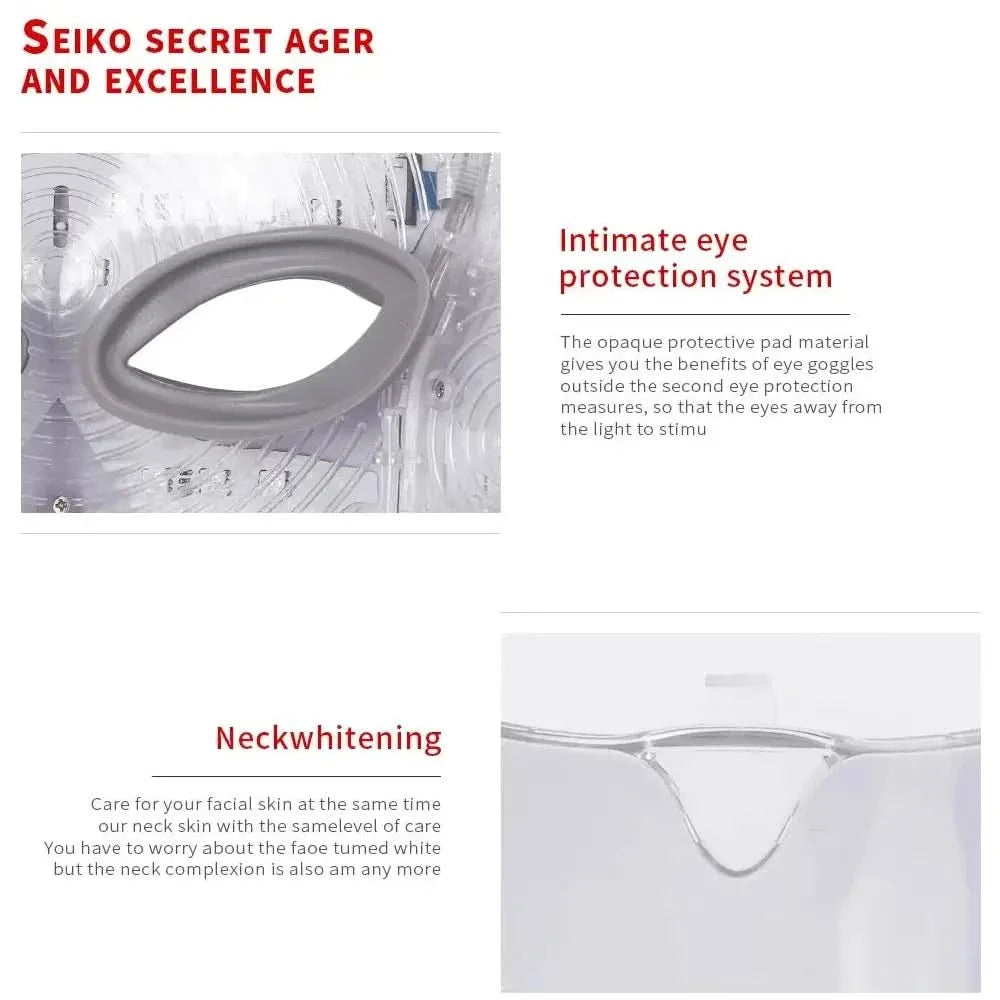 Foreverlily 7 Colors LED Facial Mask – Advanced LED Light Therapy for Radiant & Youthful Skin Foreverlily 7 Colors LED Facial Mask – Advanced LED Light Therapy for Radiant & Youthful Skin - Glam Global UKForeverlily