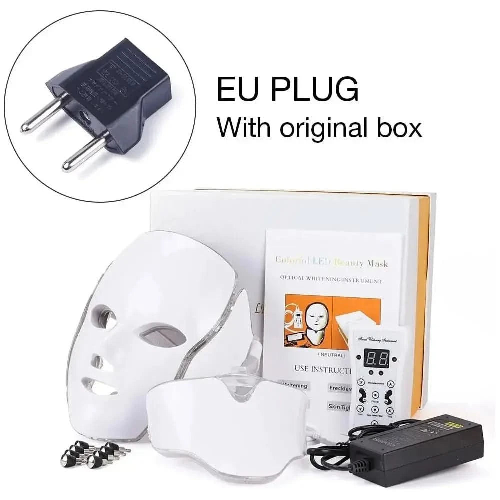 Foreverlily 7 Colors LED Facial Mask – Advanced LED Light Therapy for Radiant & Youthful Skin Foreverlily 7 Colors LED Facial Mask – Advanced LED Light Therapy for Radiant & Youthful Skin - Glam Global UKForeverlily