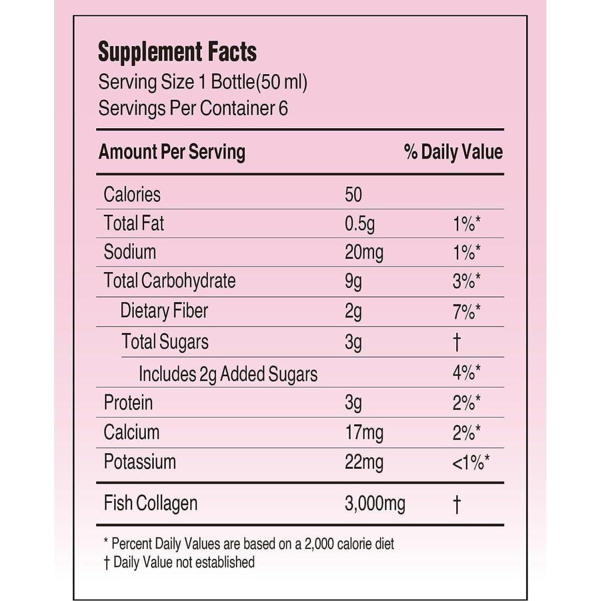 C J Innerb Glowshot Collagen – 6 Bottles (50ml Each) | Low-Molecular Marine Collagen for Radiant Skin Glowshot Collagen - Low - Molecular - Weight Fish Collagen Shots 3,000Mg. (6 Bottles x 50ml) - Glam Global UKCJwellcare