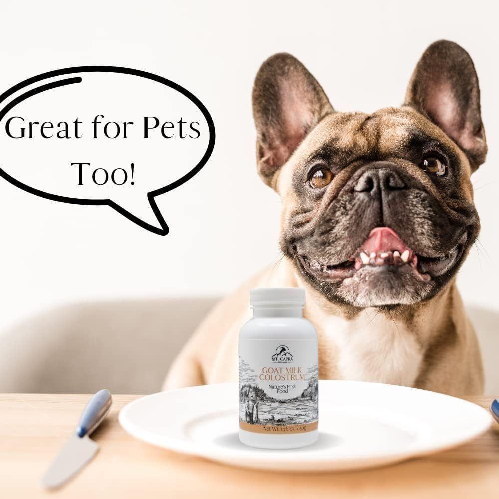 Mt. Capra Goat Milk Colostrum - 50g | Immune System Support & Gut Health (2900 Mg per Serving) MT. CAPRA SINCE 1928 Goat Milk Colostrum - 50 Grams (2900 Mg per Serving) - Glam Global UKMT. CAPRA