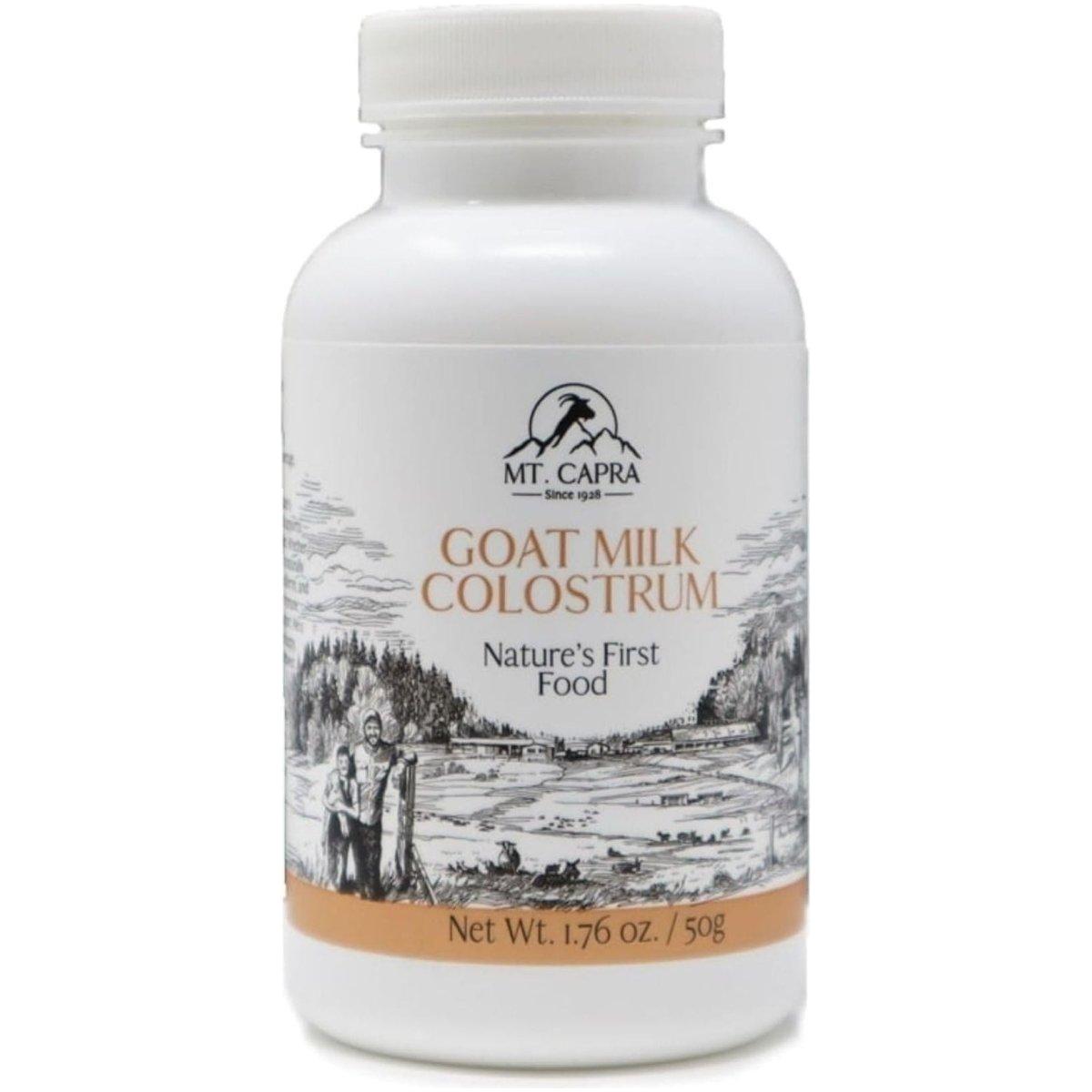 Mt. Capra Goat Milk Colostrum - 50g | Immune System Support & Gut Health (2900 Mg per Serving) MT. CAPRA SINCE 1928 Goat Milk Colostrum - 50 Grams (2900 Mg per Serving) - Glam Global UKMT. CAPRA