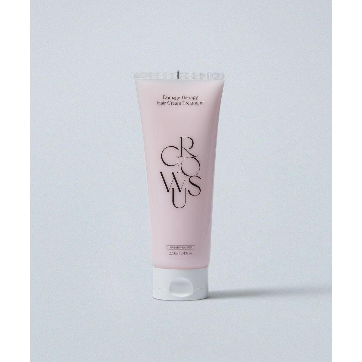 GROWUS Damage Therapy Hair Cream Treatment – 200ml | Intensive Repair for Extremely Damaged Hair GROWUS Damage Therapy Hair Cream Treatment - 220ml | Intensive Repair & Protein Care - Glam Global UKGROWUS