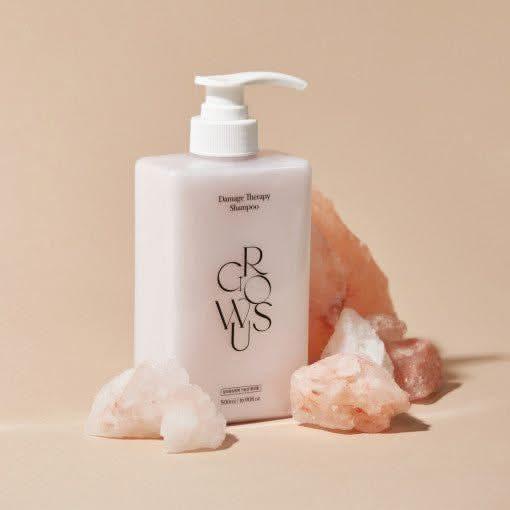 GROWUS Damage Therapy Shampoo – 300ml | Repair & Shine for Damaged, Frizzy Hair GROWUS Damage Therapy Shampoo - 500ml | Gentle Cleansing & Brilliant Shine - Glam Global UKGROWUS