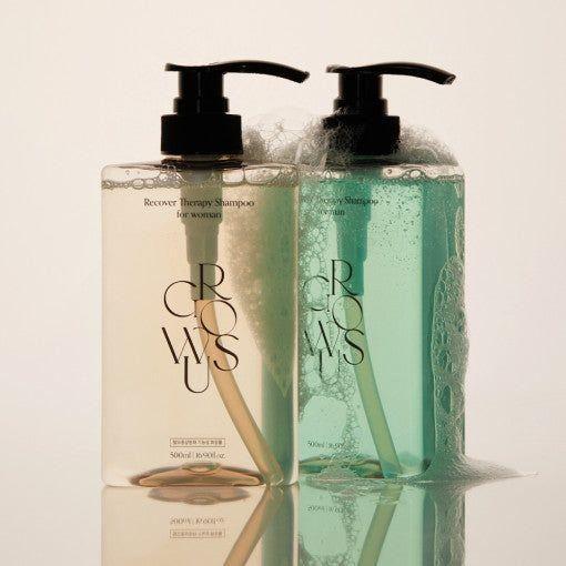 GROWUS Recover Therapy Shampoo for Women – 300ml | Volumizing & Strengthening Haircare GROWUS Recover Therapy Shampoo for Women - 500ml | Scalp Nourishment & Voluminous Hair - Glam Global UKGROWUS