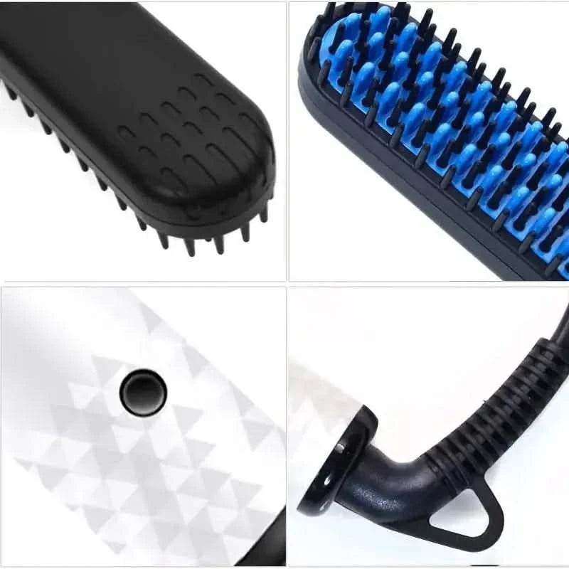 Hair Straightener Brush | 2-in-1 Styling Tool for Sleek, Frizz-Free Hair in Minutes Hair Straightener Brush - Glam Global UKGlam Global UK