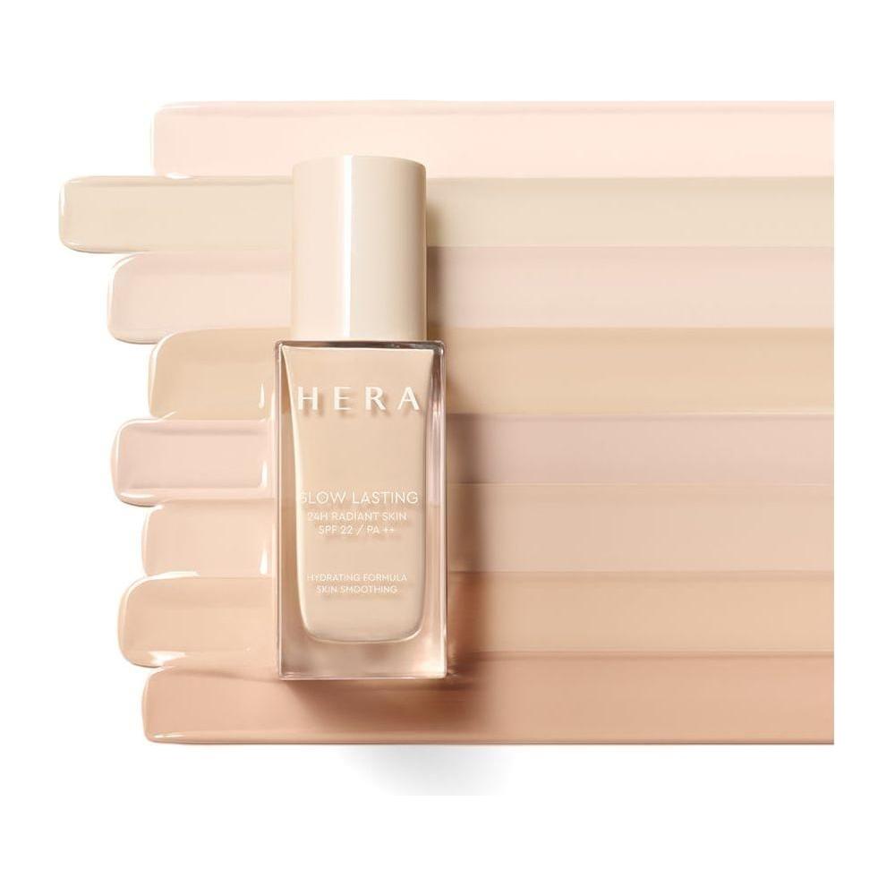 HERA Glow Lasting 24H Radiant Skin Foundation SPF22/PA++ – 30g | Dewy Glow & Skin-Caring Formula HERA Glow Lasting 24H Radiant Skin Foundation SPF22/PA++ 30g - Glam Global UKHERA
