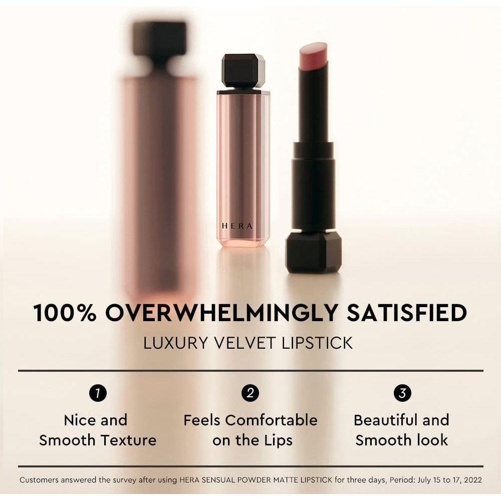HERA Sensual Powder Matte Lipstick – 3g | Sheer Velvet Finish & MLBB Perfection HERA Sensual Powder Matte Lipstick 3g - Glam Global UKHERA