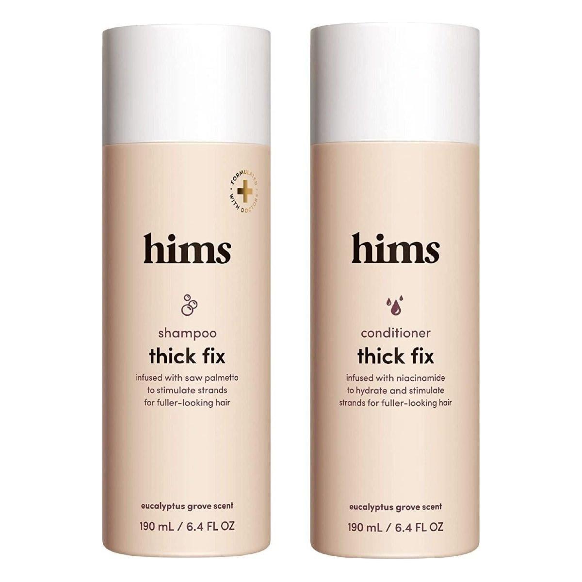 Hims Thick Fix Shampoo and Conditioner Set for Men - 2 Pack (190ml Each) | Thickening & Hydrating Hair Care Hims Thick Fix Shampoo and Conditioner Set for Men - 2 Pack (190ml Each) | Thickening & Hydrating Hair Care - Glam Global UKHims