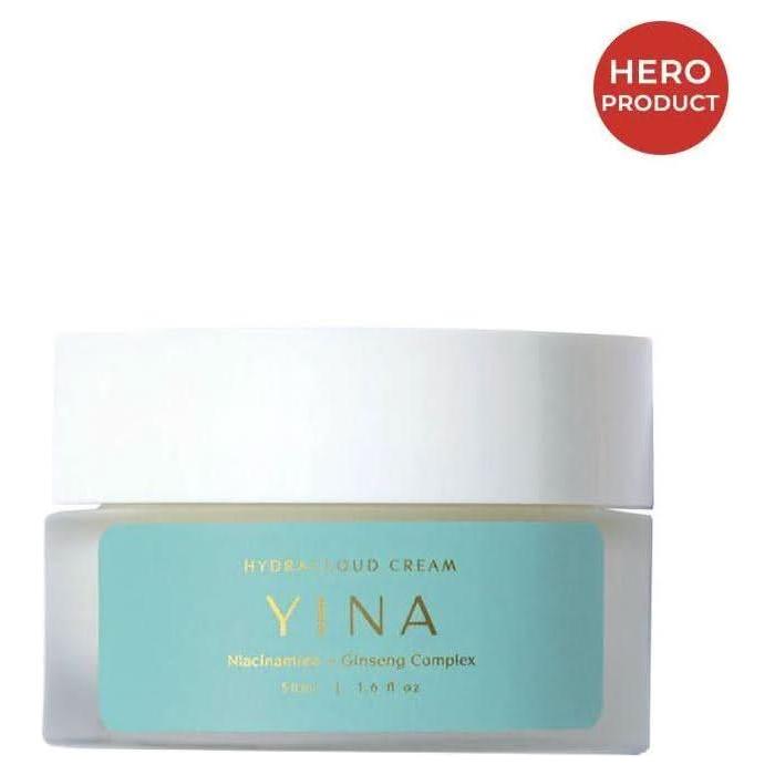 YINA Hydracloud Cream – 50ml | Ginseng-Powered Moisturiser for Radiant, Hydrated & Resilient Skin YINA Hydracloud Cream - 50ml - Glam Global UKYINA