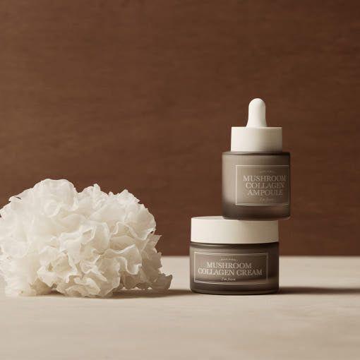 I'm From Mushroom Collagen Ampoule – 30ml | Vegan Collagen Ampoule for Firm, Resilient & Hydrated Skin I'm from Mushroom Collagen Ampoule - 30ml - Glam Global UKI'm from