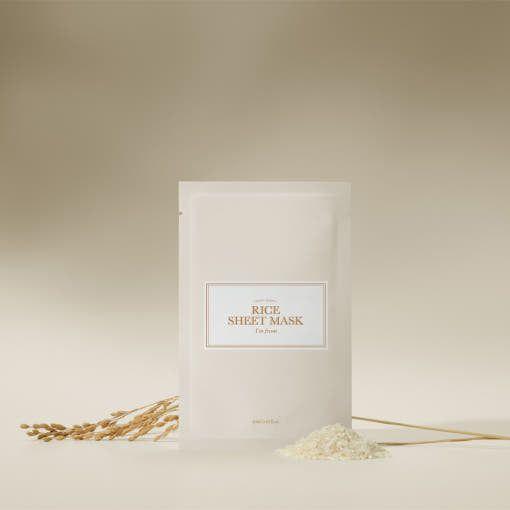 I'm From Rice Sheet Mask – 20ml x 10 Count | Hydrating Korean Sheet Mask for Radiant, Glass Skin Glow I'm from Rice Sheet Mask – 20ml x 10 Masks - Glam Global UKI'm from