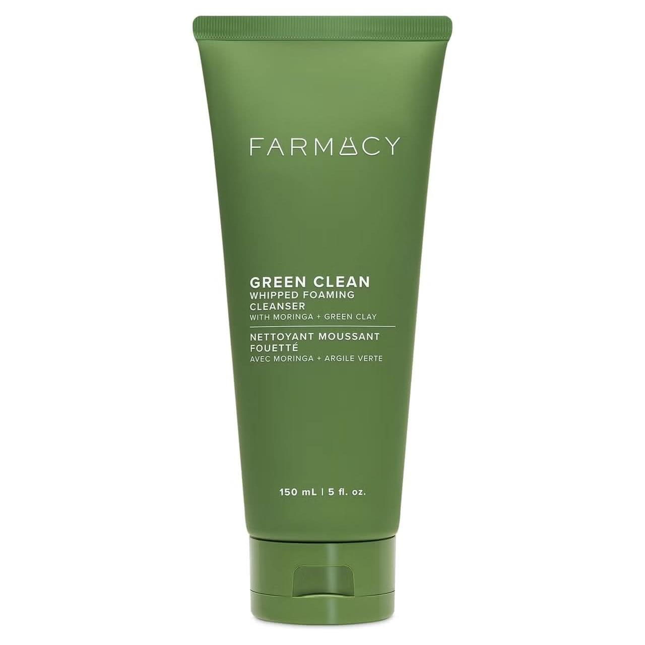 Farmacy Green Clean Whipped Foaming Cleanser – 150ml | Detoxifying Clay & Citrus Cleanser for Fresh, Glowing Skin Farmacy Green Clean Whipped Foaming Cleanser – 150ml | Detoxifying Clay & Citrus Cleanser for Fresh, Glowing Skin