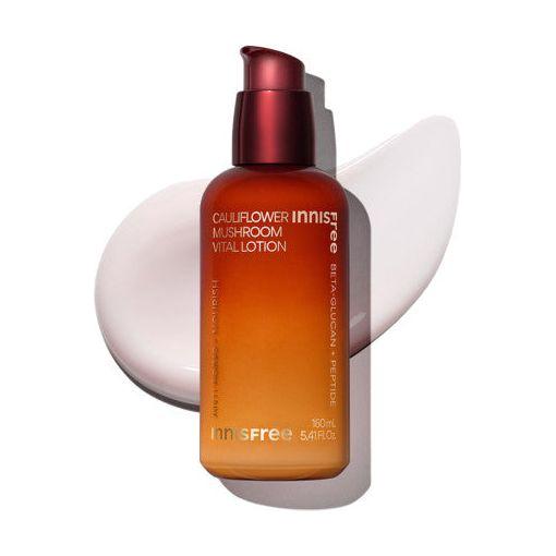 Innisfree Cauliflower Mushroom Vital Lotion – 160ml | Deep Hydration & Radiance Boosting Formula Innisfree Cauliflower Mushroom Vital Lotion 160ml - Glam Global UKinnisfree