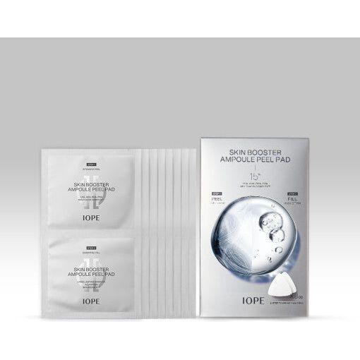 IOPE Skin Booster Ampoule Peel Pad 3.5ml – 8 Pads | Exfoliating, Moisturizing Skin Care IOPE Skin Booster Ampoule Peel Pad 3.5ml 8ea - Glam Global UKIOPE