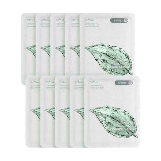 Isntree Mugwort Calming Gauze Mask – 23g x 10 Count | Soothing Relief for Sensitive Skin Isntree Mugwort Calming Gauze Mask 23g X 10ea - Glam Global UKIsntree