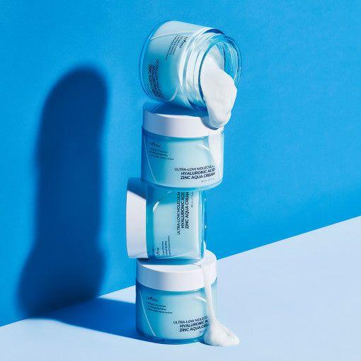 Isntree Ultra-Low Molecular Hyaluronic Acid Zinc Aqua Cream – 80ml | Deep Hydration & Pore-Refining Moisturizer Isntree Ultra - Low Molecular Hyaluronic Acid Zinc Aqua Cream 80ml - Glam Global UKIsntree
