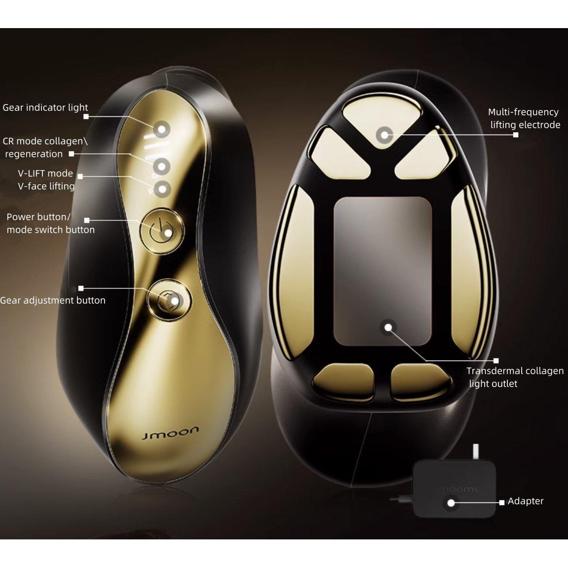 JMOON EM50 Beauty Device | Transdermal Collagen Light & RF Anti-Aging Technology JMOON EM50 Beauty Device - Glam Global UKJMOON