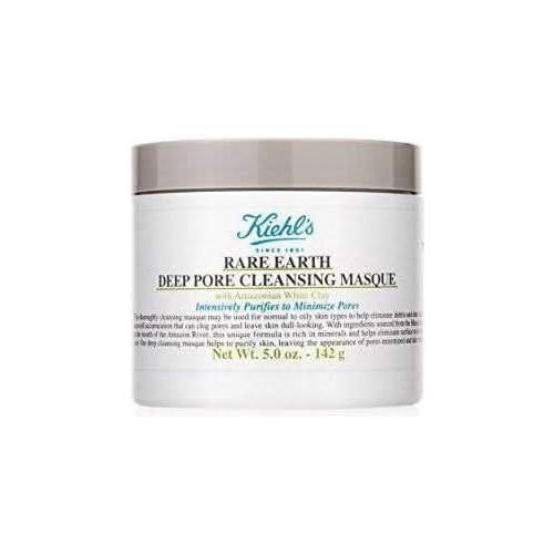 Kiehl's Rare Earth Deep Pore Cleansing Mask – 125ml | Detoxifying Clay Mask for Oily & Combination Skin Kiehl's Rare Earth Deep Pore Cleansing Mask 125ml - Glam Global UKKiehl's