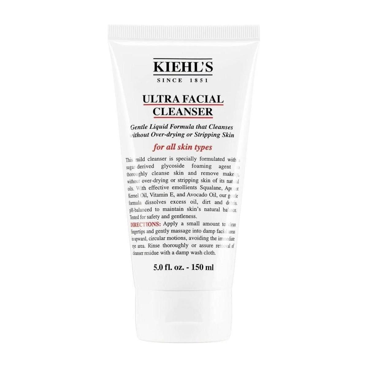 Kiehl's Ultra Facial Cleanser – 150ml | Gentle, pH-Balanced Foaming Face Wash for All Skin Types Kiehl's Ultra Facial Cleanser 150ml - Glam Global UKKiehl's