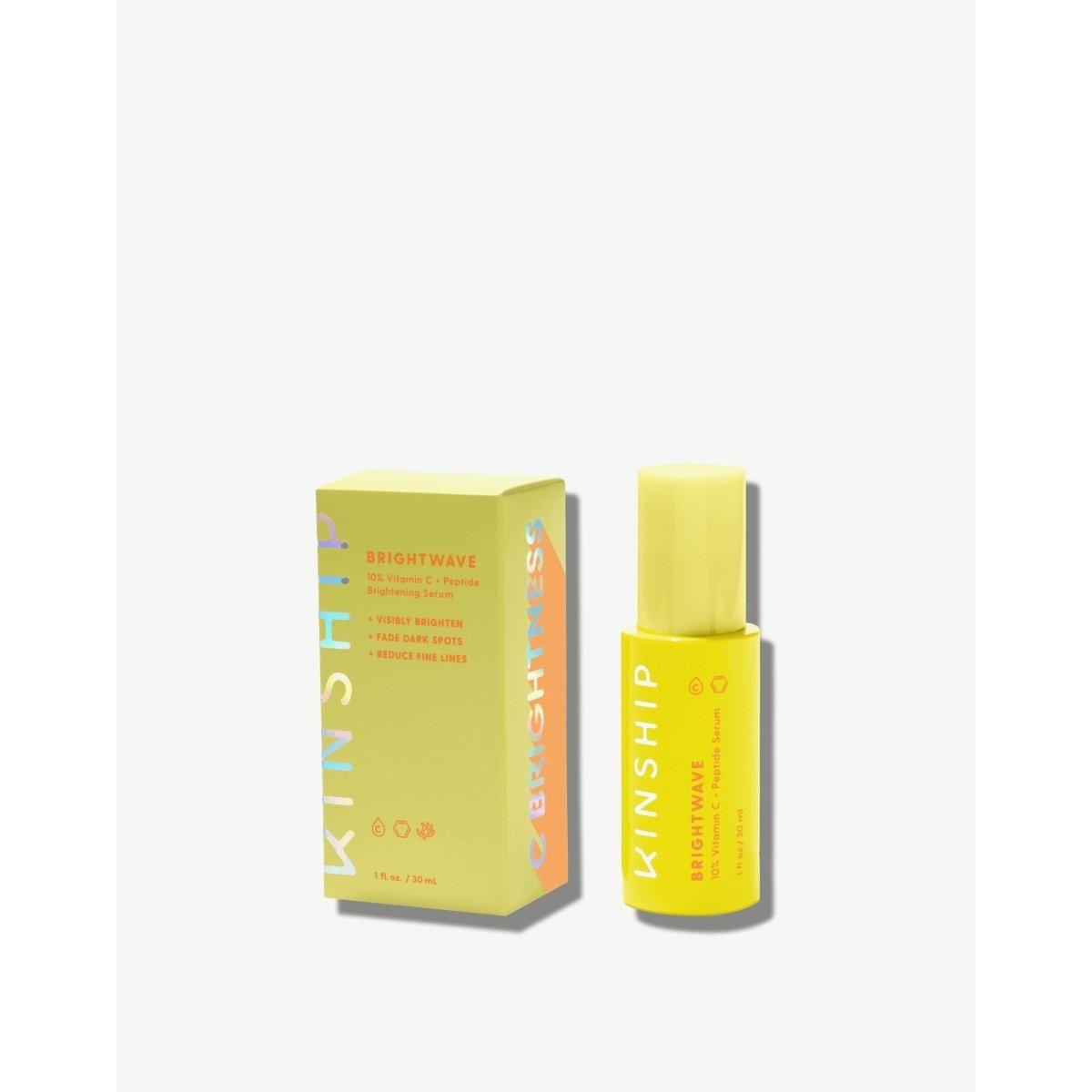 Kinship Brightwave 10% Vitamin C + Peptide Brightening Serum – 30ml | Brighten, Firm & Smooth Kinship Brightwave 10% Vitamin C + Peptide Brightening Serum - 30ml - Glam Global UKKinship