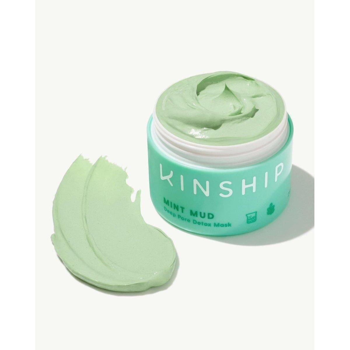 Kinship Mint Mud Deep Pore Detox Mask – 50ml | Clarify & Refresh with Cooling Mint Kinship Mint Mud Deep Pore Detox Mask - 50ml - Glam Global UKKinship